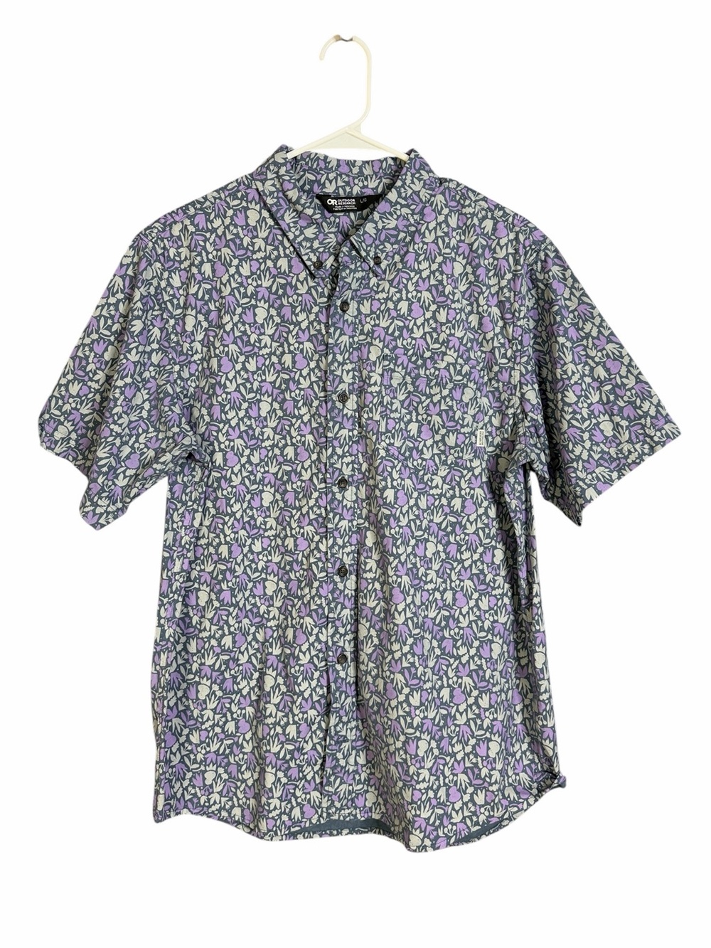 Outdoor Research Rooftop Short Sleeve Button Down Men's Large - Picture 2 of 9